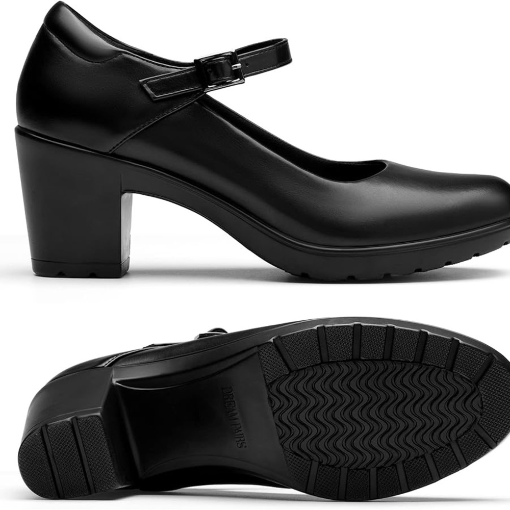 Dream Pairs Low Block Heels